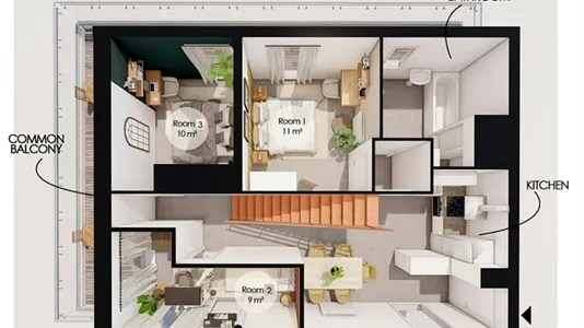 Rooms in Paris 19ème arrondissement - photo 10