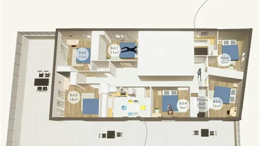 Rooms in Lyon - photo 5