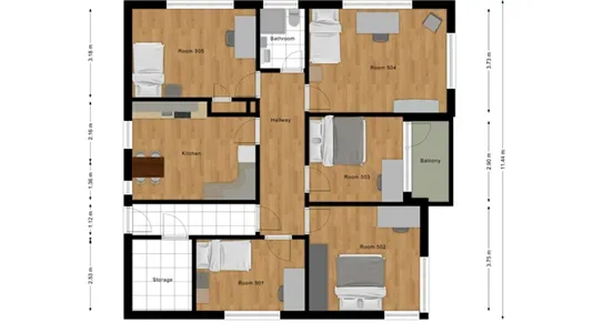 Rooms in Reykjavík Hlíðar - photo 3