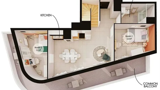 Rooms in Lyon - photo 9