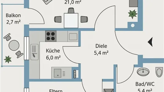 Apartments in Munich Ramersdorf-Perlach - photo 2