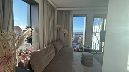 Ljus och modern 1,5:a på 14:e våningen i centrala Stockholm! Fantastisk utsikt och närhet till Odenplan samt nya rest...