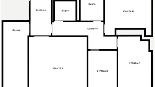 Rooms in Padua - photo 1