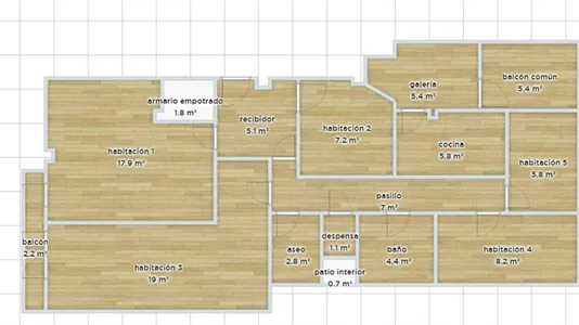 Rooms in Valencia Algirós - photo 7