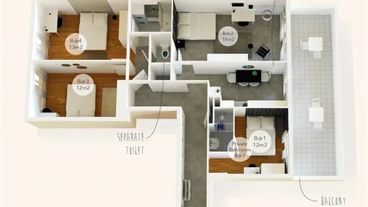 Rooms in Lyon - photo 10