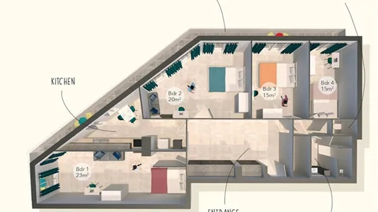 Rooms in Marseille 4ème arrondissement - photo 8