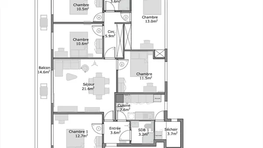 Rooms in Palaiseau - photo 8