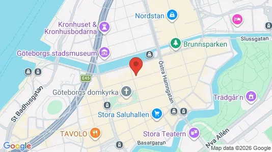 Apartments for rent i Gothenburg City Centre - kort over placeringen
