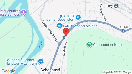 Apartments for rent i Baden - kort over placeringen