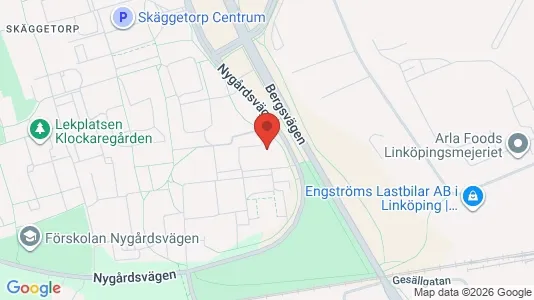 Apartments for rent i Linköping - kort over placeringen