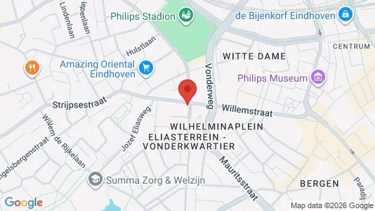Apartments for rent i Eindhoven - kort over placeringen