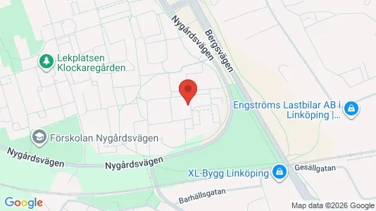 Apartments for rent i Linköping - kort over placeringen