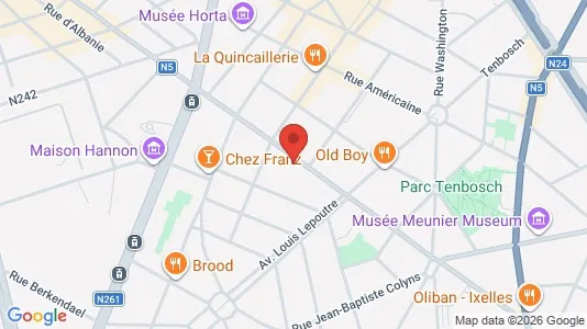 Apartments for rent in Brussels Elsene - Photo from Google Street View