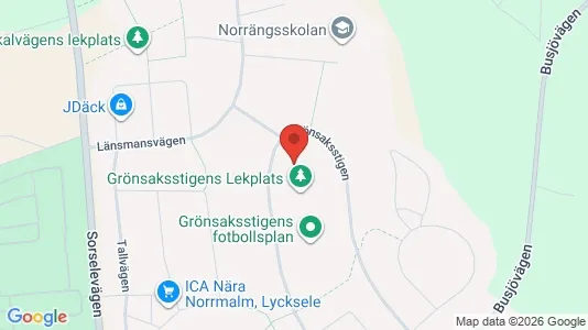 Apartments for rent i Lycksele - kort over placeringen