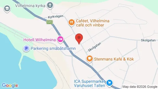 Apartments for rent i Vilhelmina - kort over placeringen
