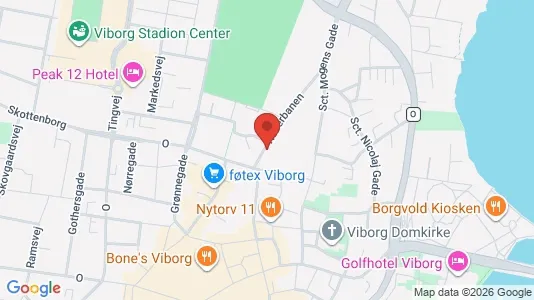 Apartments for rent i Viborg - kort over placeringen