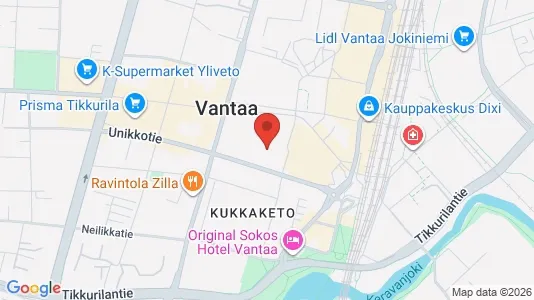 Apartments for rent i Vantaa - kort over placeringen