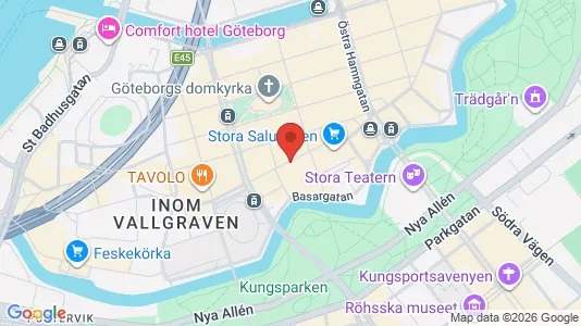 Apartments for rent i Gothenburg City Centre - kort over placeringen