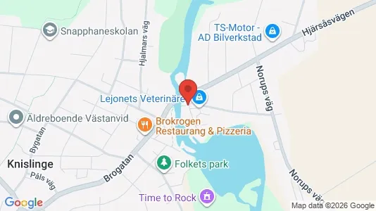 Apartments for rent i Östra Göinge - kort over placeringen