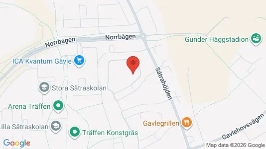 Apartments for rent i Gävle - kort over placeringen