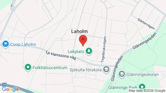 Apartments for rent i Laholm - kort over placeringen