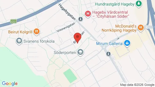 Apartments for rent i Norrköping - kort over placeringen