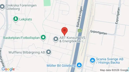 Rooms for rent i Norra hisingen - kort over placeringen