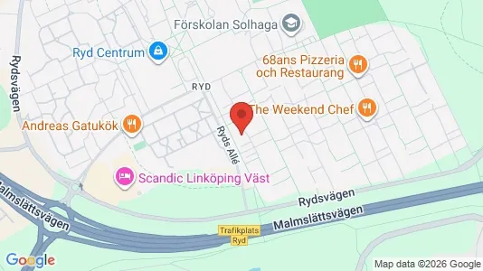 Apartments for rent i Linköping - kort over placeringen