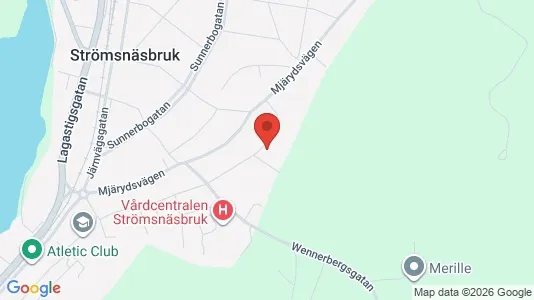 Apartments for rent i Markaryd - kort over placeringen