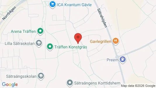 Apartments for rent i Gävle - kort over placeringen