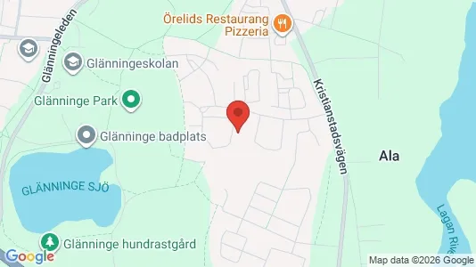 Apartments for rent i Laholm - kort over placeringen