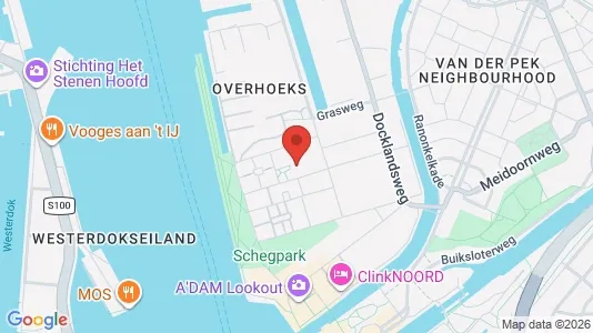 Apartments for rent i Amsterdam Noord - kort over placeringen