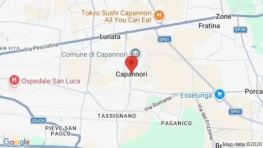 Houses for rent i Capannori - kort over placeringen