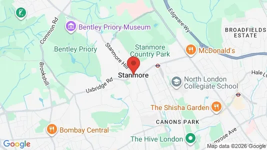 Houses for rent i Stanmore - Middlesex - kort over placeringen