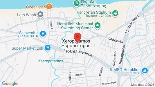 Apartments for rent i Heraklion - kort over placeringen