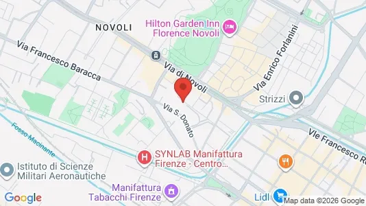 Apartments for rent i Florence - kort over placeringen