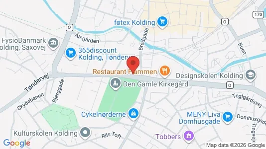 Apartments for rent i Kolding - kort over placeringen