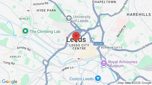 Houses for rent i Leeds - West Yorkshire - kort over placeringen