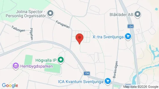 Apartments for rent i Svenljunga - kort over placeringen