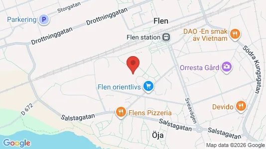 Apartments for rent i Flen - kort over placeringen