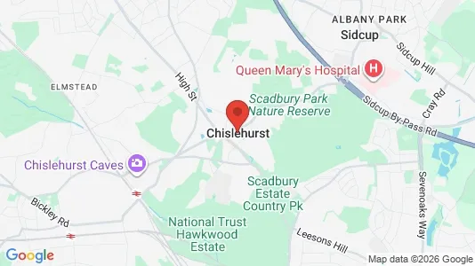 Houses for rent i Chislehurst - Kent - kort over placeringen