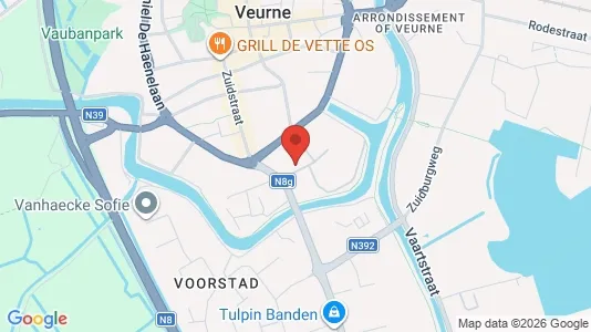 Apartments for rent in Veurne - Photo from Google Street View