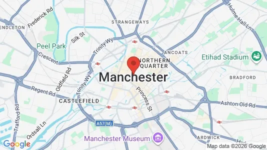 Apartments for rent i Manchester - Lancashire - kort over placeringen