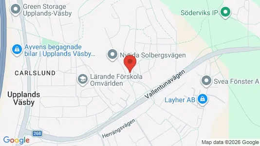 Apartments for rent i Upplands Väsby - kort over placeringen
