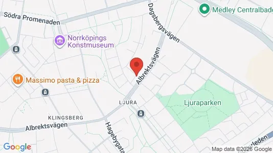 Apartments for rent i Norrköping - kort over placeringen