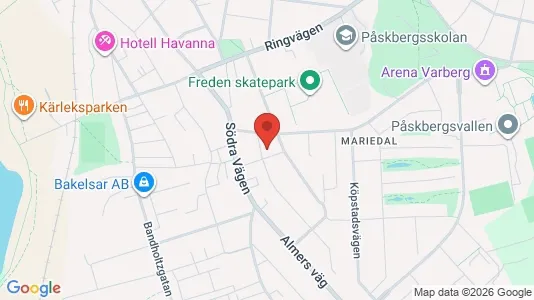 Apartments for rent i Varberg - kort over placeringen