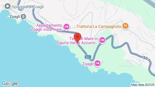 Apartments for rent i Rapallo - kort over placeringen