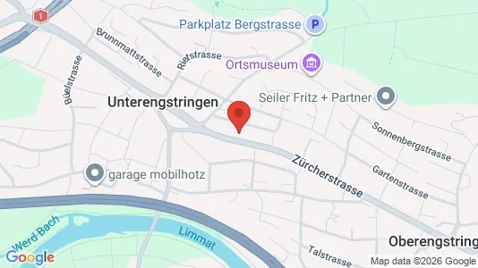 Apartments for rent i Dietikon - kort over placeringen