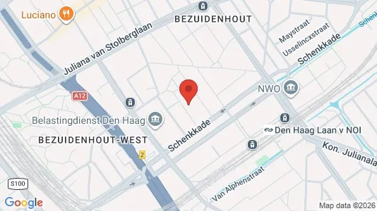 Apartments for rent i The Hague Haagse Hout - kort over placeringen