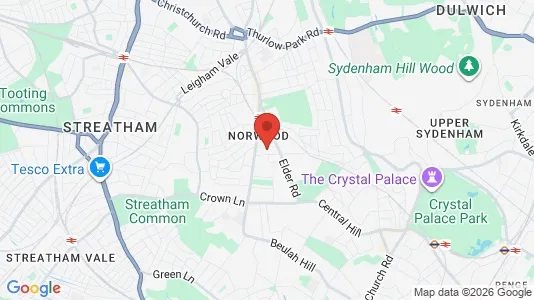 Apartments for rent i London SE27 - kort over placeringen